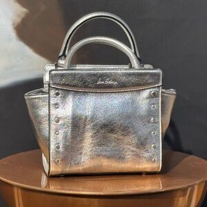 Sam Edelman Shimmering Silver Satchel